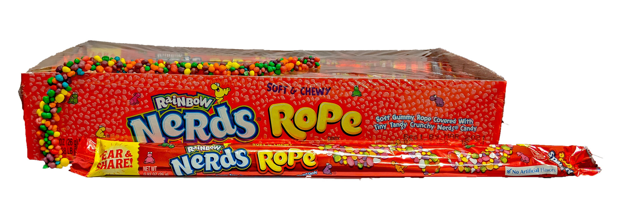 Nerds Rope Rainbow .92oz Rope or 24 Count Box