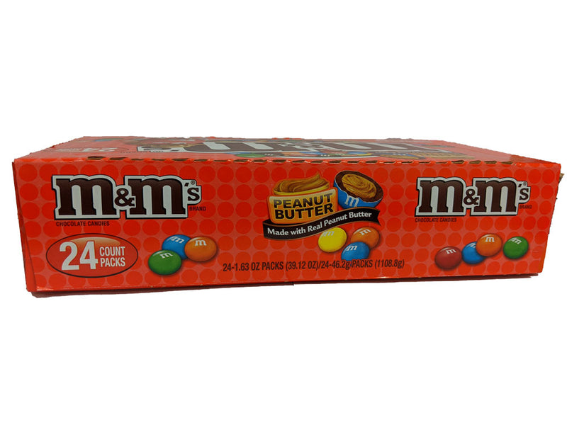 M&M'S Limited Edition Peanut Butter Milk Chocolate Candy, Featuring Purple  Candy, 1.63 Ounce Bag - 24 Count Display Box 