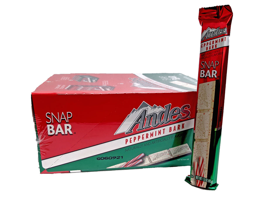 Andes Peppermint Bark 1.5oz Snap Bar