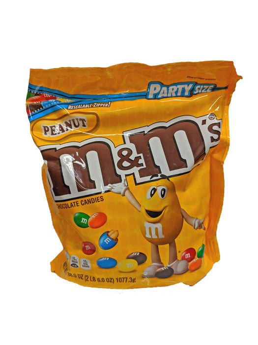 M&M'S Milk Chocolate Candy, Party Size, 38 oz Bag (Pack of 2)