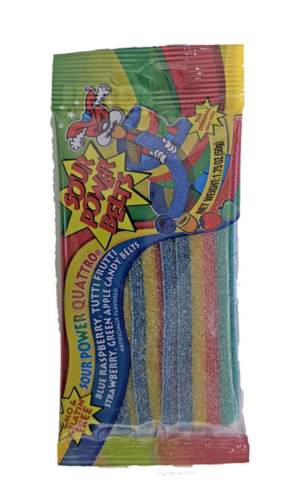 DISCONTINUED ITEM - Sour Power Belts Quattro 1.75oz Package or 24 Count