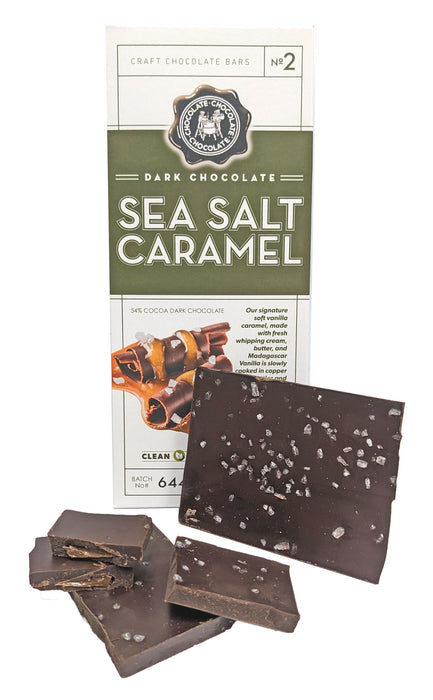 Craft Chocolate 3.5oz Bar Dark Chocolate Sea Salt Caramel