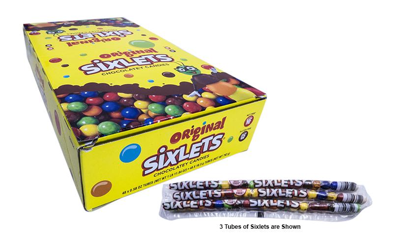 DISCONTINUED ITEM - Sixlets .58oz Piece or 48 Count Box