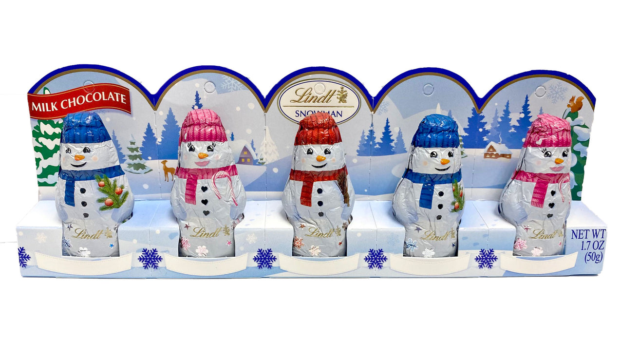 Lindt Chocolate Snowmen Mini 5 Pack