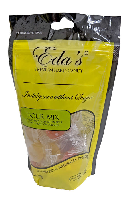 Eda's Sugar Free Hard Candy Sour Mix 3.5oz or 12 Count Box