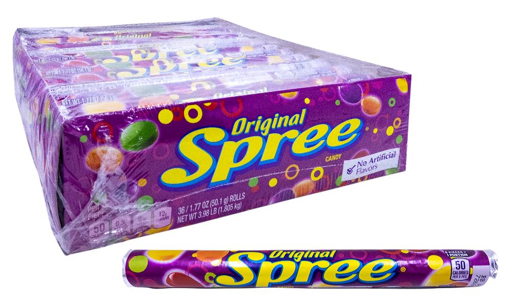 DISCONTINUED ITEM - Spree 1.77oz Candy Roll or 36 Count Box