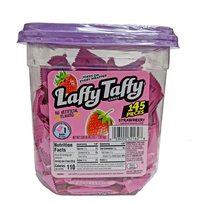 DISCONTINUED ITEM - Laffy Taffy Strawberry .3oz Piece or 145 Count Jar