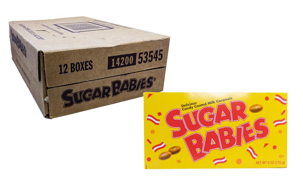 Sugar Babies 6oz Theater Box or 12 Count Case