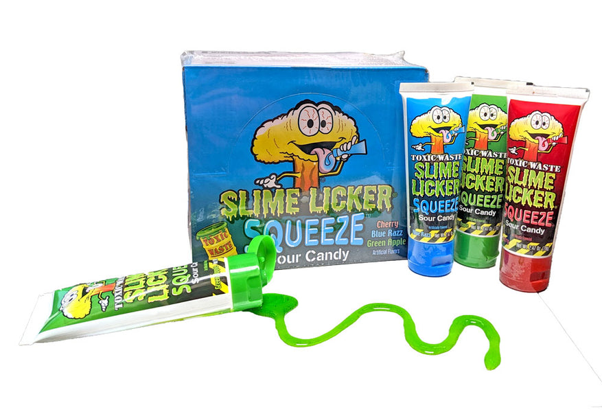 Toxic Waste Sour Slime Likcers Squeeze Candy - Blooms Candy & Soda Pop Shop