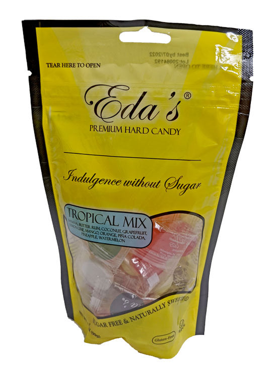 Eda's Sugar Free Hard Candy Tropical Mix 3.5oz or 12 Count Box — b.a ...