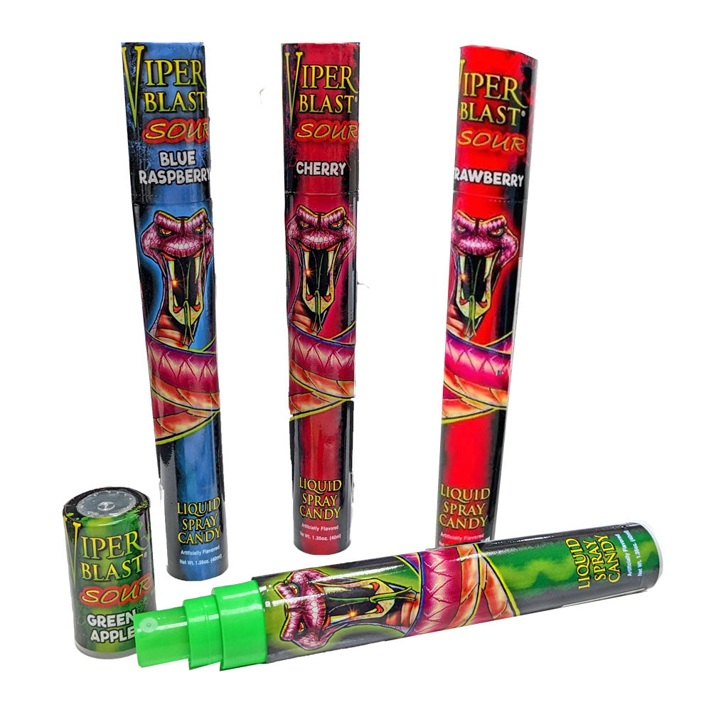 Viper Blast 1.35oz Sour Liquid Spray Candy b.a. Sweetie Candy Store Viper Blast 1.35oz Sour Liquid Spray Candy b.a. Sweetie Candy Store