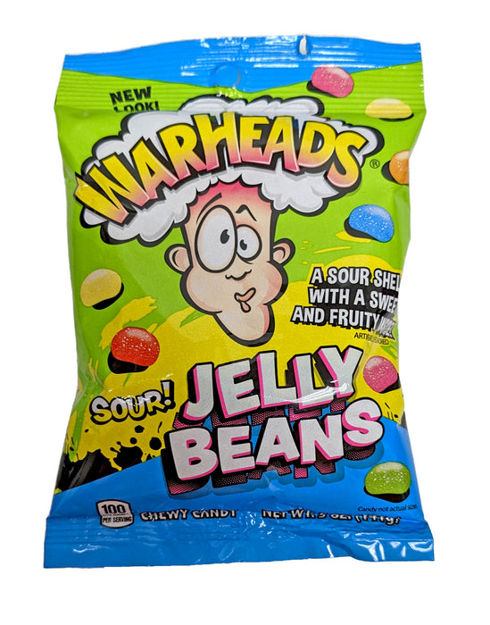 Warheads Jelly Beans 5oz Bag