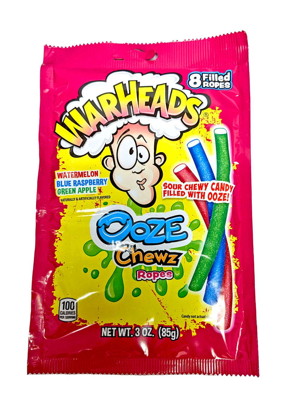 Warheads Ooze Chewz 3oz Bag Ropes — b.a. Sweetie Candy Store