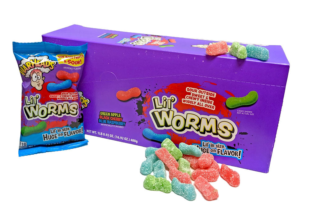 Warheads Ooze Chewz Gummi Candy Chews, 1.76 Ounce Bag - 10 Count