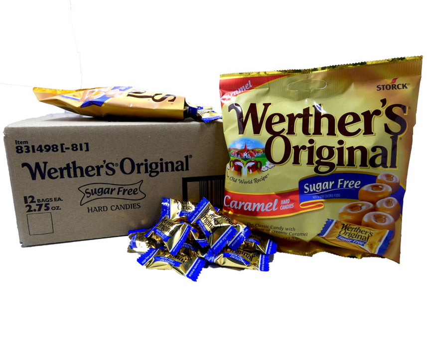 Werther's Original Sugar Free 2.75 oz Bag or 12 Count Box
