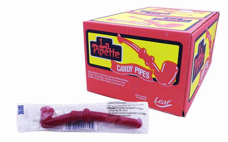 DISCONTINUED ITEM - Licorice Pipe Red 17gr or 60 Count Box