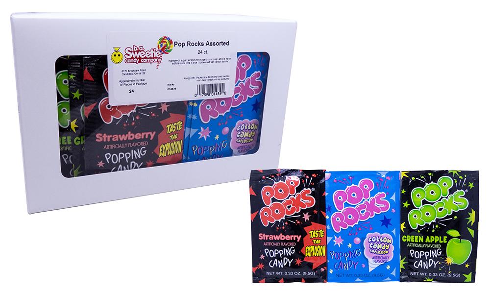 Pop Rocks .33oz Assorted 24 Count Box — b.a. Sweetie Candy Store