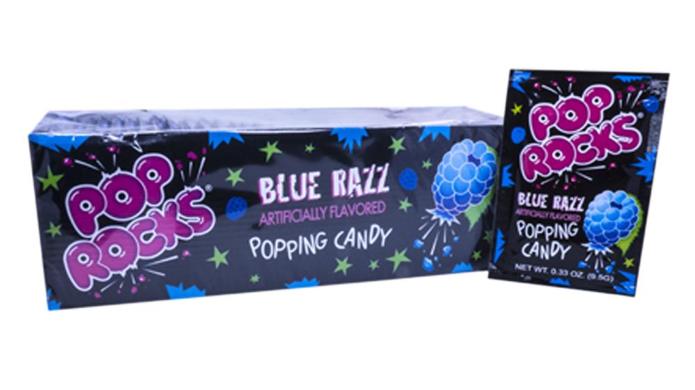 Pop Rocks Blue Razz .33oz Pack or 24 Count Box