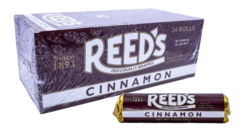 Reeds Cinnamon 1.01oz Roll or 24 Count Box — b.a. Sweetie Candy Store