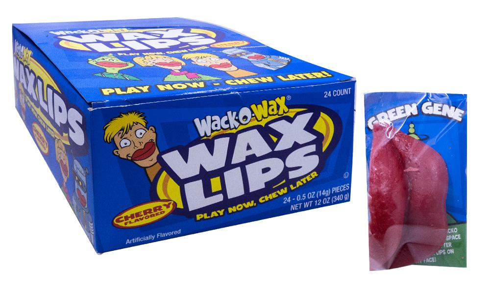 Wax Lips .5oz Piece or 24 Count Box