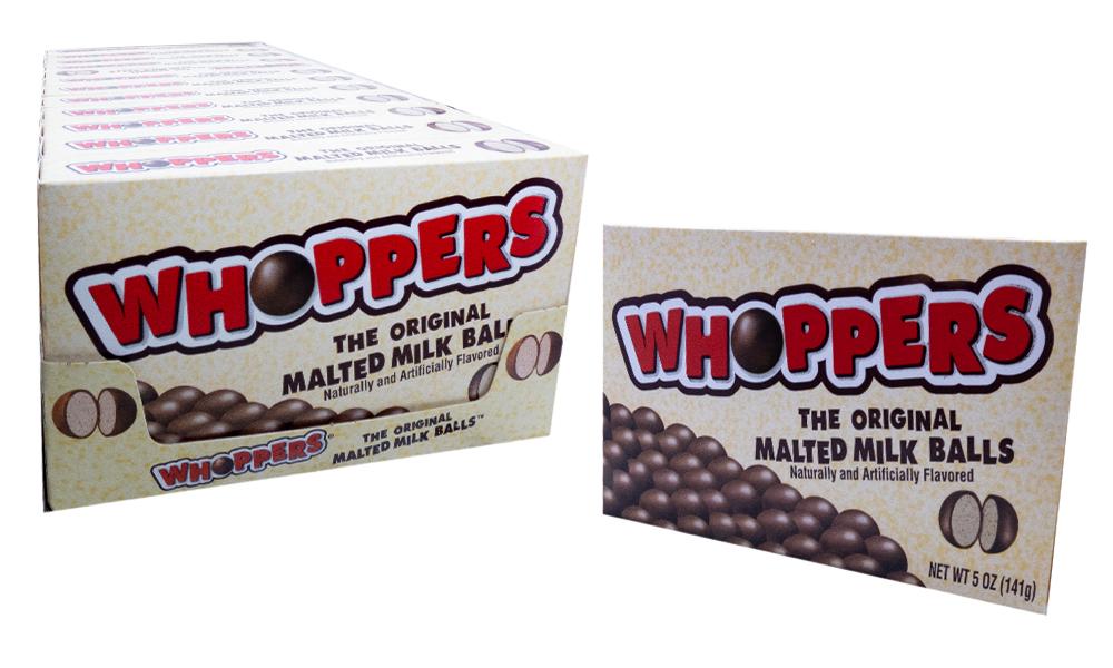 Whoppers Original 5oz Theater Box or 12 Count Case — b.a. Sweetie Candy ...