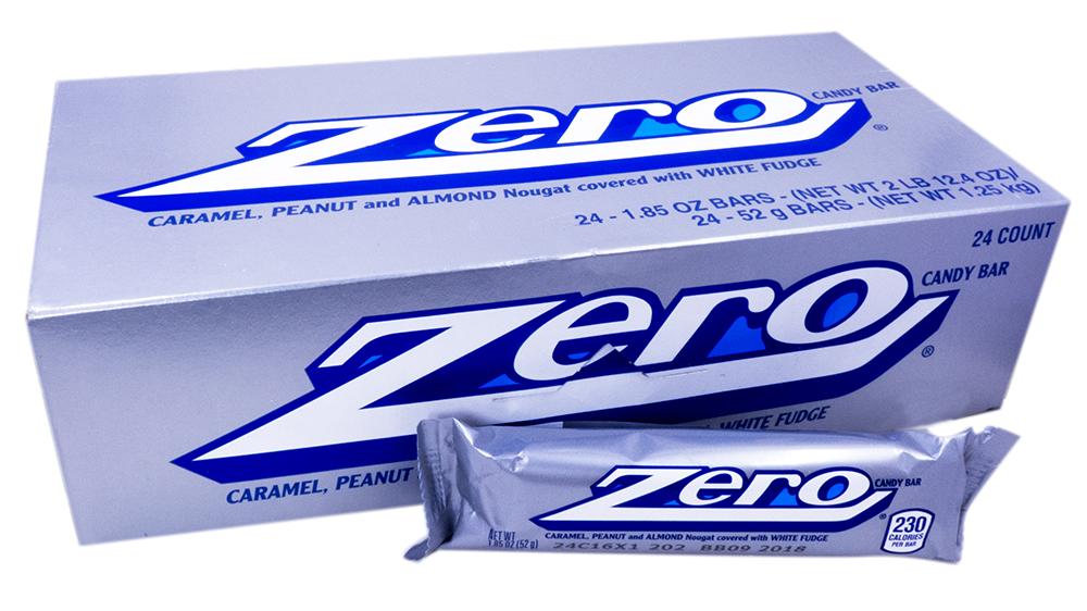 Zero 1.85oz Candy Bar or 24 Count Box