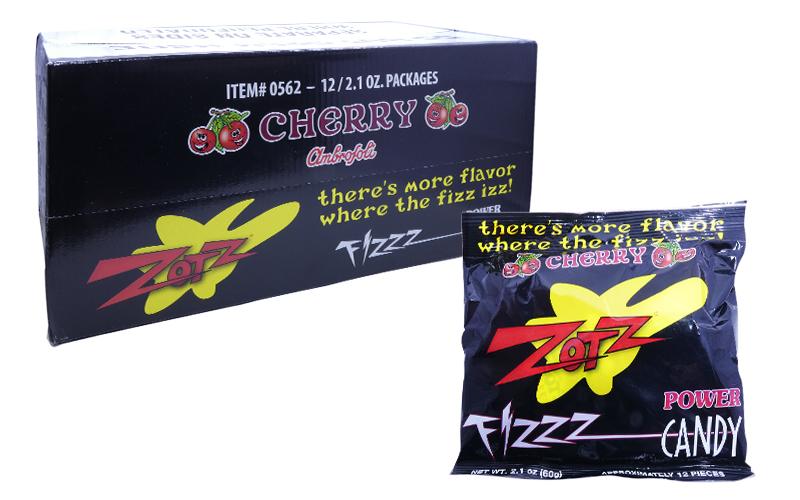 DISCONTINUED ITEM - Zotz Cherry 2.1oz Pack or 12 Count Box